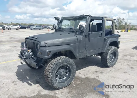 2003 Jeep Wrangler Sahara z USA, uszkodzony, nr VIN 1J4FA59SX3P307688